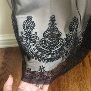 David’s Bridal Strapless Prom Dress